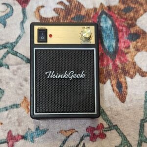 Think! Black and Gold Retro Portable Tshirt Amplifier